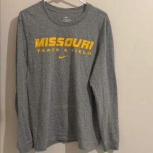 Mizzou track and field Nike shirt size Medium